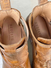 Load image into Gallery viewer, Bed Stu Onfalll Womens Brown Leather Hook & Loop Western Boots
