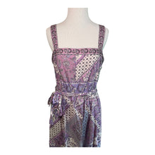 Load image into Gallery viewer, Laundry By Shelli Segal Purple and White Resort Dress