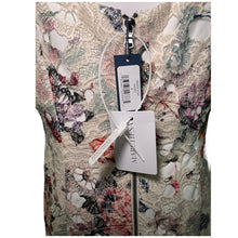 Load image into Gallery viewer, Marchesa Cream Floral Lace Mini Dress