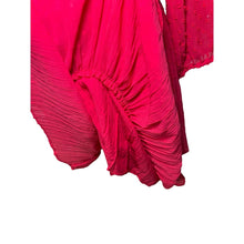 Load image into Gallery viewer, Anthropologie Red Pleated Tiered Sundress with Bishop Sleeves