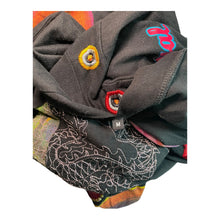 Load image into Gallery viewer, Desigual Black and Pink Floral Sleeveless V-Neck Midi Dress