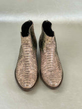 Load image into Gallery viewer, Pantanetti Western Python Ankle Boot
