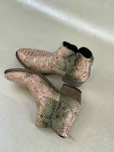 Load image into Gallery viewer, Pantanetti Western Python Ankle Boot
