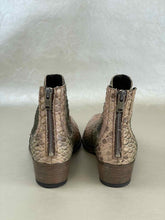 Load image into Gallery viewer, Pantanetti Western Python Ankle Boot
