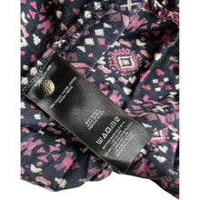 Load image into Gallery viewer, Anthropologie Navy/Purple Mini Sundress 3/4 Sleeve
