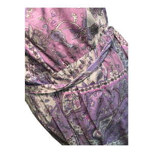 Laundry By Shelli Segal Purple and White Resort Dress