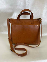 Load image into Gallery viewer, Portland Leather Goods Medium Crossbody Tote - Honey Color
