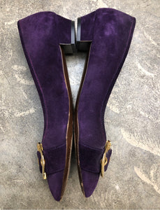 Shoe Size 40 Purple Flats